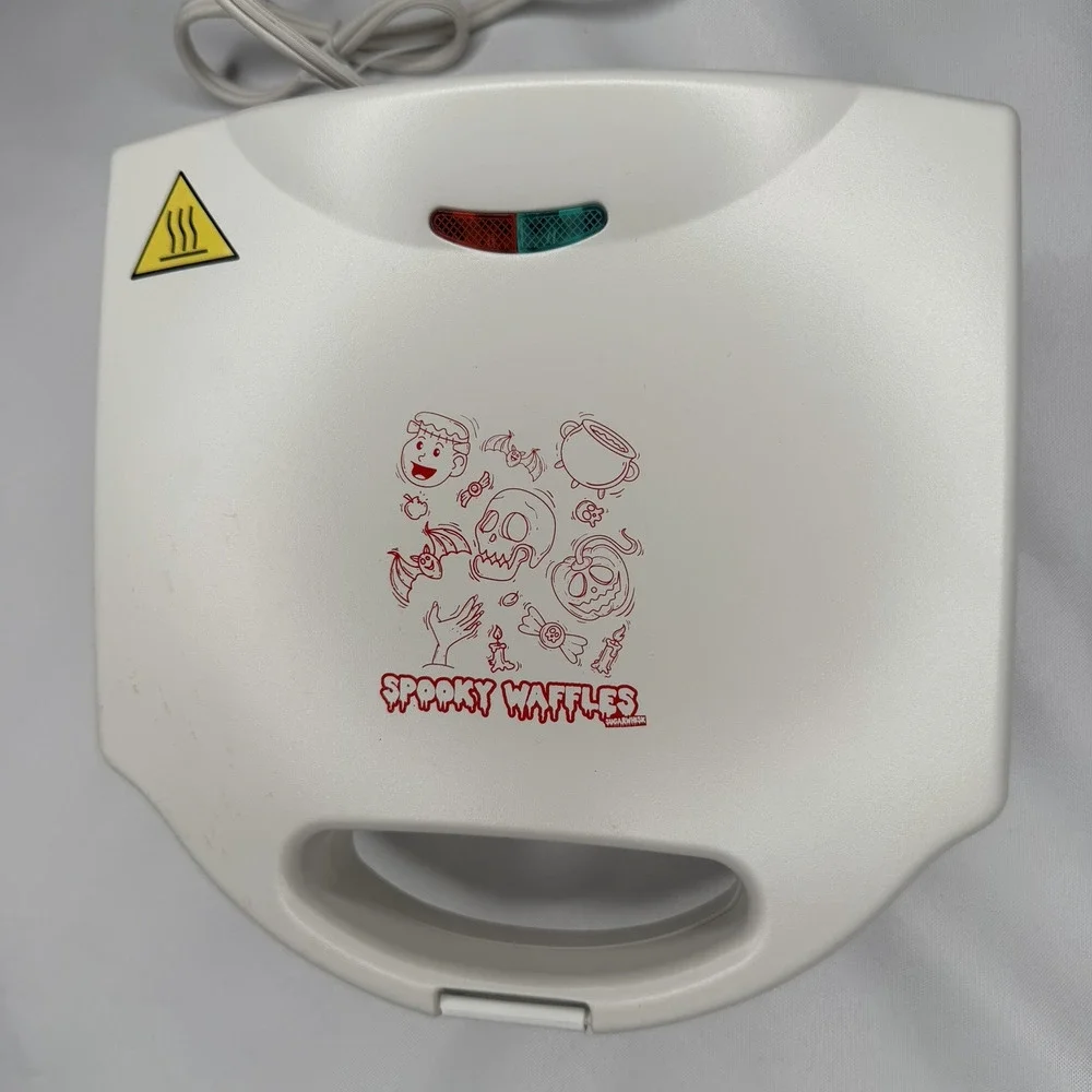 SugarWhisk Spooky Halloween Mini Waffle Maker SW-HWWM01 8 Character Nonstick